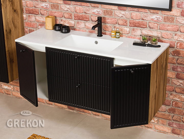 Szafka łazienkowa w stylu loft