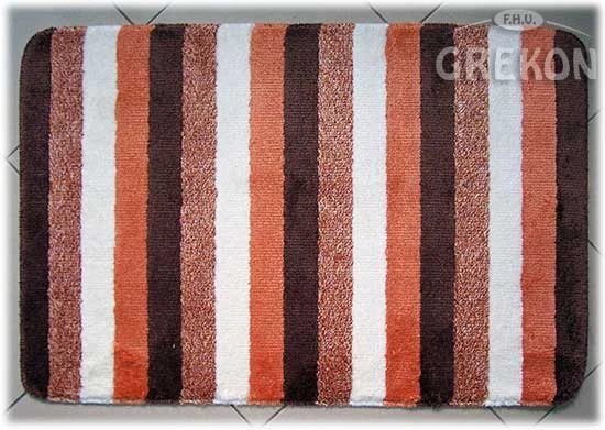 Dywanik łazienkowy Stripes 722-60 brązowy