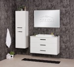 Szafka łazienkowa Focus New i umywalka LIV-600