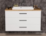 Szafka łazienkowa Focus New i umywalka LIV-600C