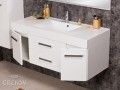 Szafka łazienkowa Focus New z ceramiczną umywalką