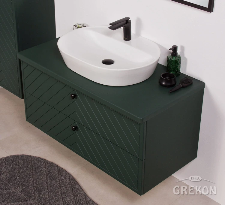 Szafka łazienkowa Kodi z ceramiczną umywalką Elegance