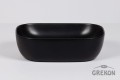 Matowa czarna umywalka PREMIUM 46