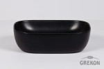 Matowa czarna umywalka PREMIUM 46
