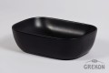 Ceramiczna czarna umywalka PREMIUM 46