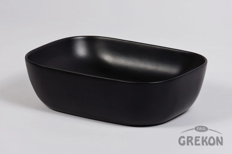 Ceramiczna czarna umywalka PREMIUM 46