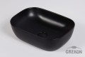 Czarna matowa umywalka PREMIUM 46