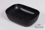 Czarna matowa umywalka PREMIUM 46