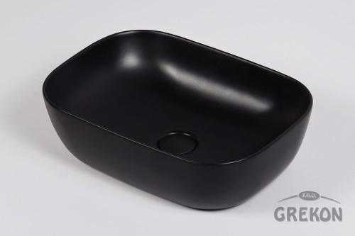 Czarna matowa umywalka PREMIUM 46