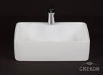 Brendo 470 biała ceramiczna umywalka