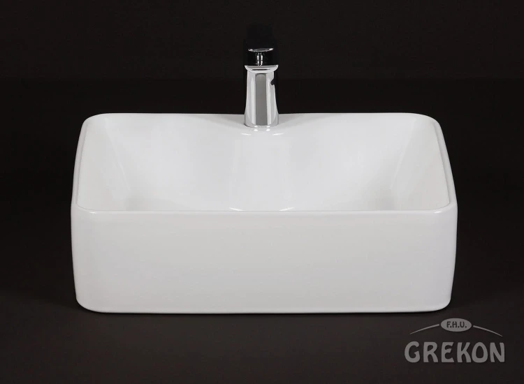 Brendo 470 biała ceramiczna umywalka