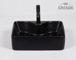 Umywalka ceramiczna BRENDO 470 czarny mat