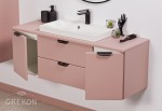 Krawędziowy uchwyt czarny seria Magnolia