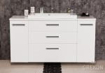 Biała szafka łazienkowa FOKUS NEW 140cm