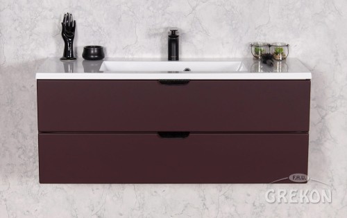 Szafka 100 cm kolor burgund seria Magnolia