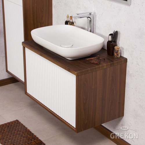 Modułowa szafka łazienkowa kolor wenge