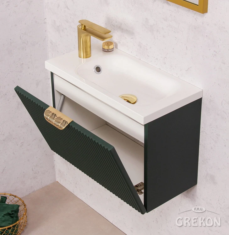 Zielona szafka 50cm seria Fresco