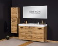 Meble łazienkowe naturalny dąb Fokus New