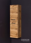 Regał łazienkowy dąb naturalny 40x143,5cm FOKUS NEW
