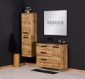 Komplet mebli łazienkowych naturalny dąb seria Fokus New Loft