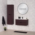 Seria bordowych mebli łazienkowych Magnolia