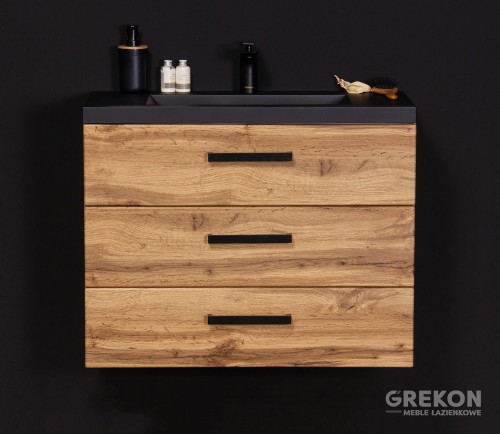 Dąb naturalny szafka pod umywalkę
