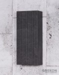 Szafka łazienkowa wisząca grafitowa 30x72cm VICTA LAMELLO