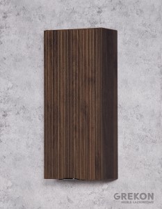 Szafka łazienkowa wisząca orzech 30x72cm VICTA LAMELLO
