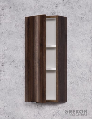 Szafka łazienkowa 30x72 cm matowy orzech