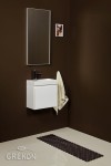 Eleganckie i funkcjonalne meble do łazienki w klasycznym białym kolorze. Idealne do WC