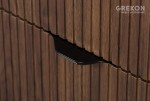 Czarny uchwyt krawędziowy seria Victa Lamello