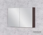 Szafka łazienkowa z lustrem orzech 100x65cm FOKUS NEW