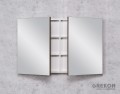 Elegancka szafka łazienkowa z lustrem 100x65 cm