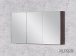 Szafka łazienkowa z lustrem orzech 120x65cm FOKUS NEW