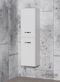 Wysoki biały regał łazienkowy Meiva