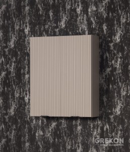 Szafka łazienkowa wisząca fume mat 60x72cm VICTA LAMELLO