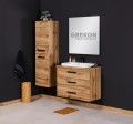 Meble łazienkowe w kolorze naturalnego dębu seria Fokus New Loft