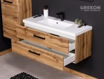 Elegancka szafka łazienkowa 100 cm z dwiema szufladami