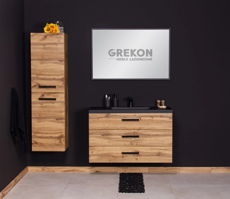 Meble łazienkowe dąb naturalny kolekcja Fokus New Loft