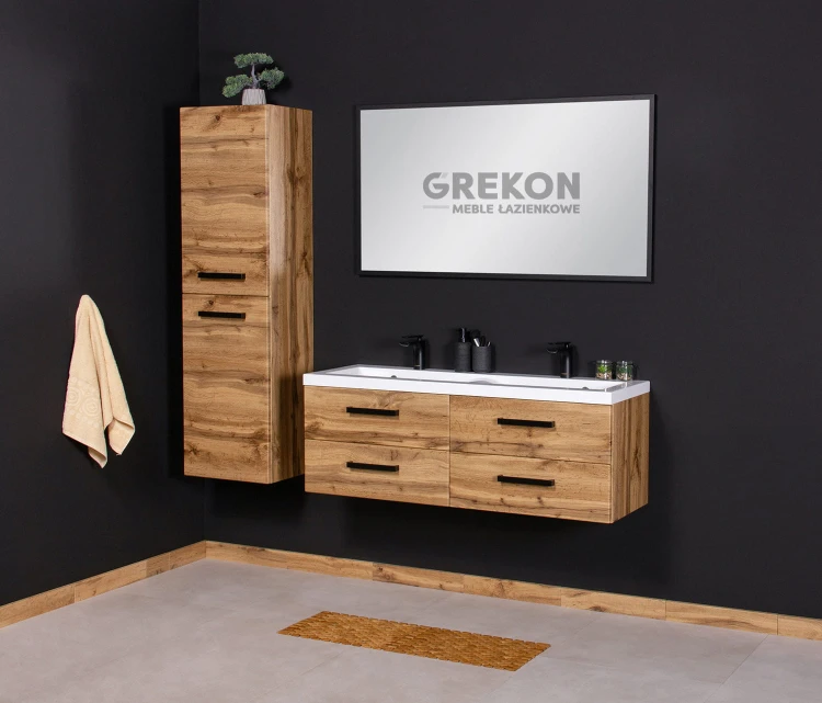 Meble łazienkowe dąb naturalny seria Fokus New Loft