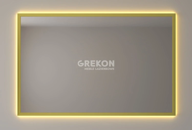 Lustro łazienkowe 100x65cm z oświetleniem LED
