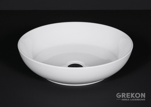 Biała ceramiczna umywalka OMEGA