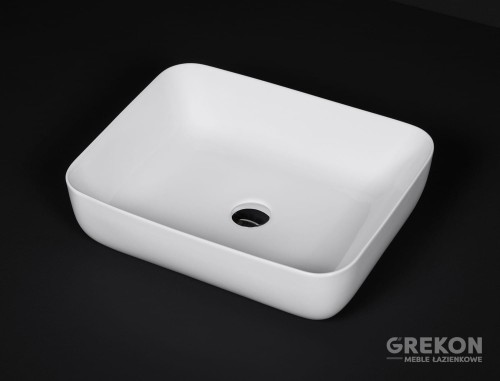 Nowoczesna ceramiczna nablatowa umywalka Pola