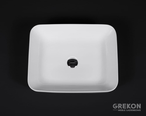 Ceramiczna, biała umywalka POLA