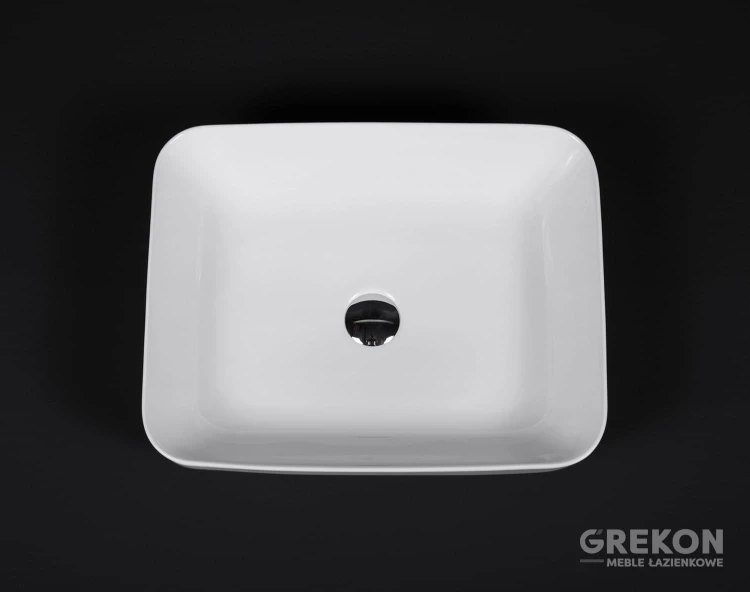Ceramiczna, biała umywalka POLA