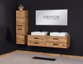 Meble łazienkowe w kolorze naturalnego dębu seria Fokus New Loft
