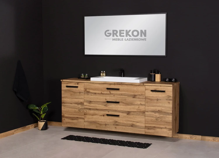 Szafka z serii Fokus New Loft w kolorze naturalnego dębu