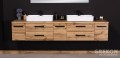Szafka łazienkowa 210 cm w kolorze naturalny dąb z serii Fokus New Loft
