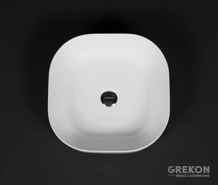 Ceramiczna biała umywalka ALFA