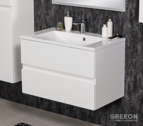 Szafka łazienkowa 80 cm biała